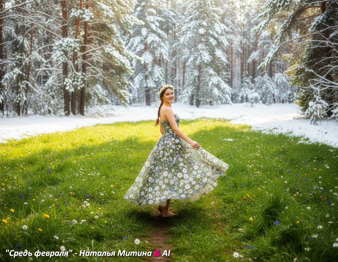 Средь февраля (стихи + песня) Наталья Митина